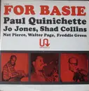 LP - Paul Quinichette , Jo Jones , Shad Collins , Nat Pierce , Walter Page , Freddie Green - For Basie - Mono