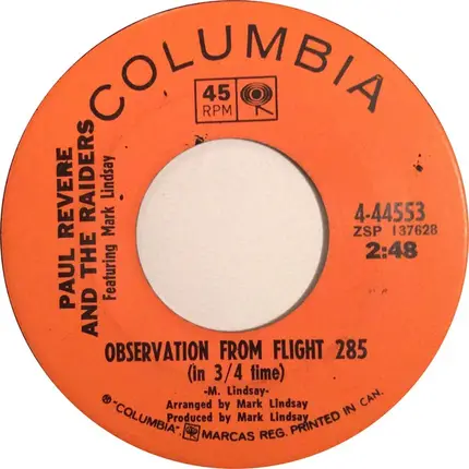 Paul Revere & the Raiders - Don't Take It So Hard
