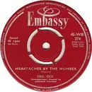 7inch Vinyl Single - Paul Rich / Bud Ashton - Heartaches By The Number / Some Kind-A Earthquake