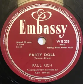 Paul Rich - Look Homeward, Angel / Party Doll