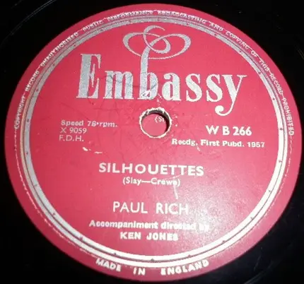 Paul Rich - My Special Angel / Silhouettes
