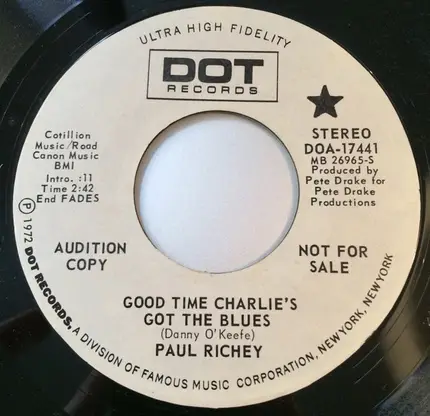 Paul Richey - The Girl I Used To Know