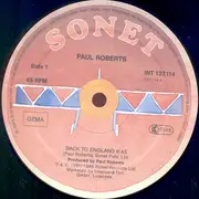12'' - Paul Roberts - Back To England