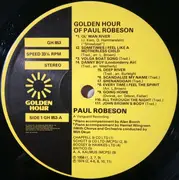 LP - Paul Robeson - A Golden Hour Of - Embossed