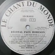 10'' - Paul Robeson - Récital