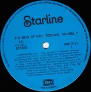 LP - Paul Robeson - The Best Of Paul Robeson Volume 2