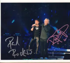Paul Rogers - Paul Rogers, Roger Taylor signed photo