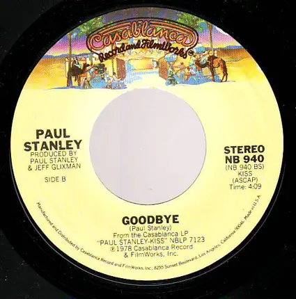 Paul Stanley - Hold Me, Touch Me / Goodbye