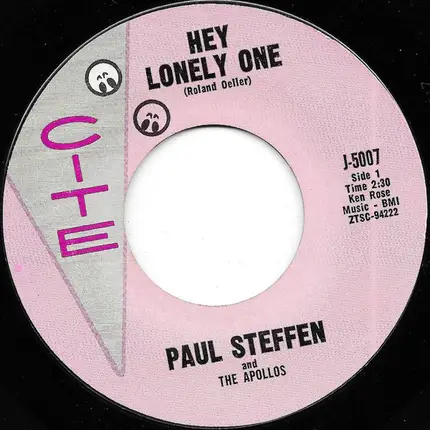 Paul Stefen And The Apollos - Hey Lonely One
