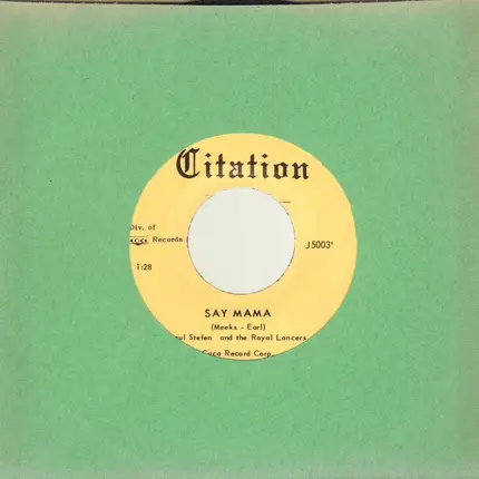 Paul Stefen And The Royal Lancers - I Fought The Law