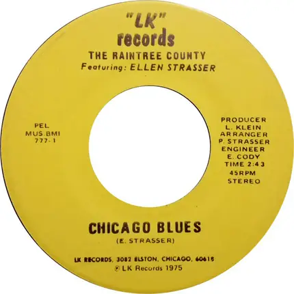 Paul Strasser & The Raintree County Featuring Ellen Strasser - Love Song / Chicago Blues