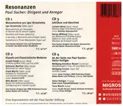 CD-Box - Paul Sacher / Stravinsky / Haydn / Martinu a.o. - Resonanzen