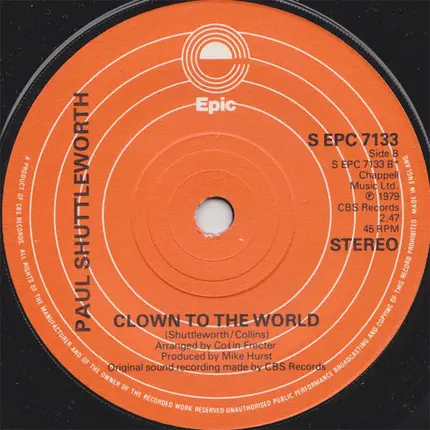 Paul Shuttleworth - It Hurts To Be In Love