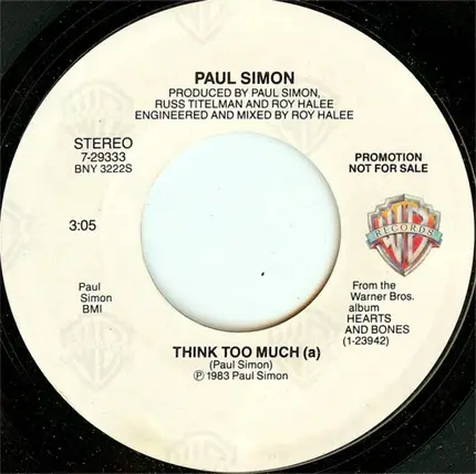 Paul Simon - Think Too Much (a)