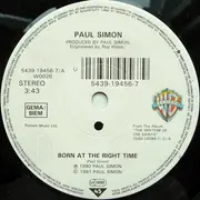 7'' - Paul Simon - Born At The Right Time