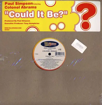 Paul Simpson Featuring Colonel Abrams - Could It Be?