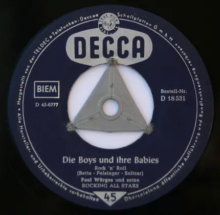 Paul Würges Und Seine Rocking All Stars - Die Boys Und Ihre Babies