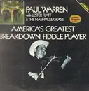 LP - Paul Warren With Lester Flatt & The Nashville Grass - America's Greatest Breakdown Fiddle Player