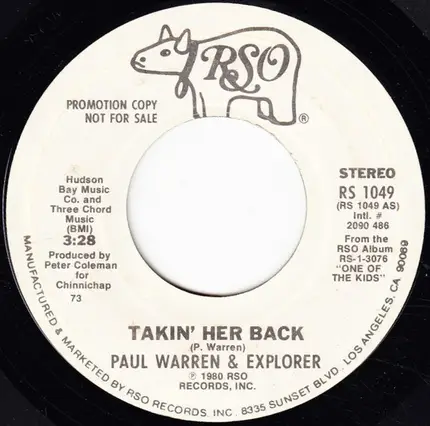Paul Warren And Explorer - Takin' Her Back