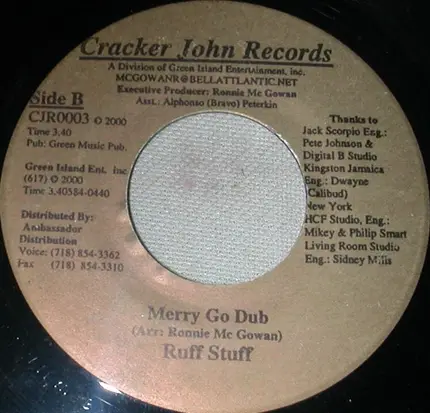 Paul Wayne , Ruff Stuff - Don't Leave Me Wondering Why / Merry Go Dub