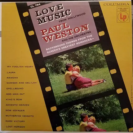 Paul Weston And His Orchestra - Love Music From Hollywood