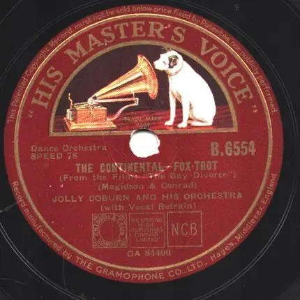 Paul Whiteman And His Orchestra / Jolly Coburn And His Orchestra - Vilia / The Continental