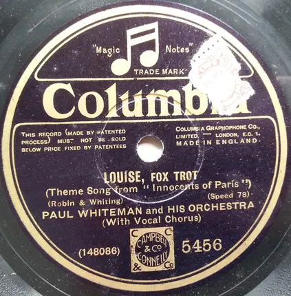 Paul Whiteman And His Orchestra - Blue Hawaii / Louise