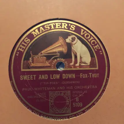 Paul Whiteman And His Orchestra - That Certain Feeling / Sweet And Low-Down