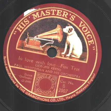 Paul Whiteman - In Love With Love / Lucky Kentucky