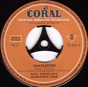 Paul Whiteman's Charleston Band - Charleston / Black Bottom