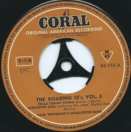 Paul Whiteman's Charleston Band - The Roaring 20's Vol. 4