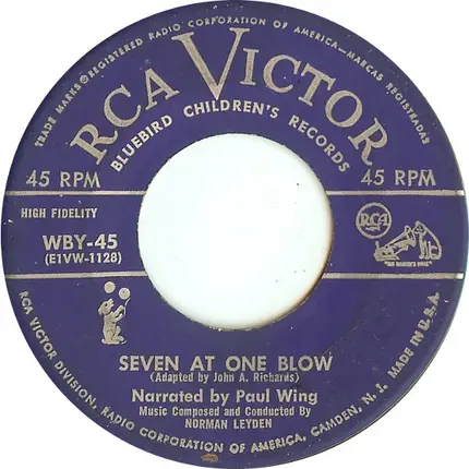 Paul Wing - The Brave Tin Soldier / Seven At One Blow