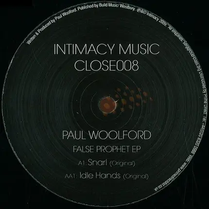 Paul Woolford - False Prophet Ep