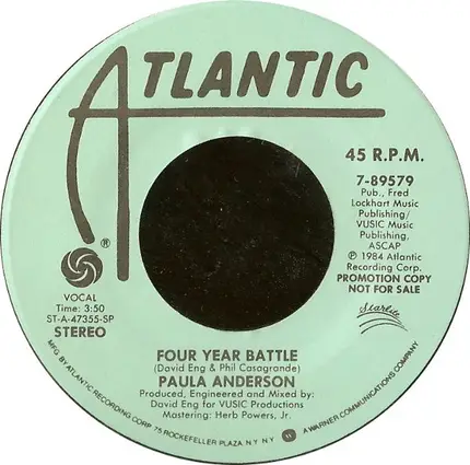 Paula Anderson - Four Year Battle