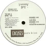 12'' - Paula Brion - Excuses - Promo