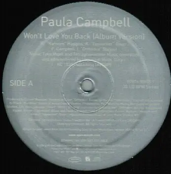 Paula Campbell - Won´t Love You Back