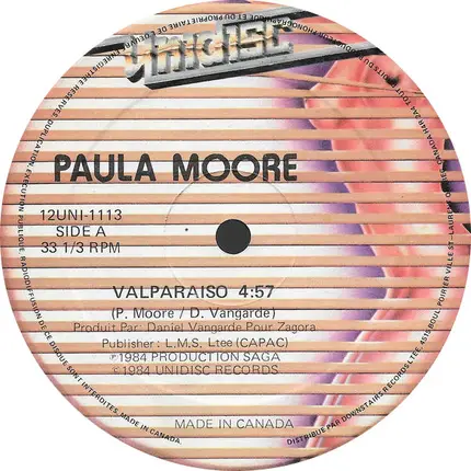 Paula Moore - Valparaiso / I'm Gonna Love You