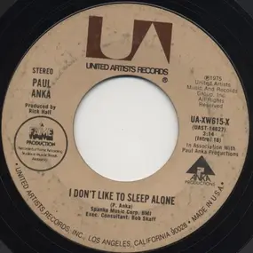 Paul Anka - I Don't Like To Sleep Alone