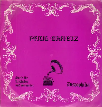 Paul Graetz - Paul Graetz - Historische Aufnahmen