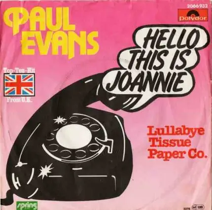 Paul Evans - Hello This Is Joannie