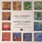 LP - Paul Hindemith / Bertold Hummel - Gottfried Langenstein , Eberhard Buschmann - Sonate Für Horn Und Klavier / Suite Für Horn Solo Op. 64, Sonatine Für Horn Und Klavier Op. 75a