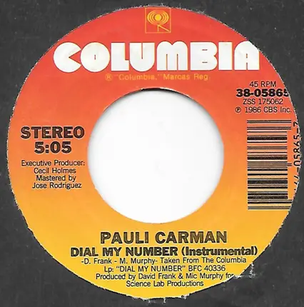 Pauli Carman - Dial My Number
