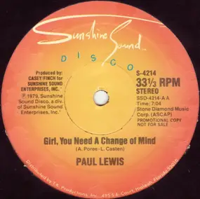 Paul Lewis - Girl, You Need A Change Of Mind / Inner City Blues