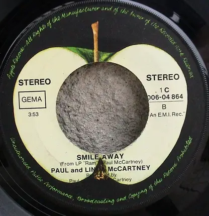 Paul & Linda McCartney - Eat At Home / Smile Away