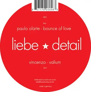 Paulo Olarte / Vincenzo - Bounce Of Love / Valium