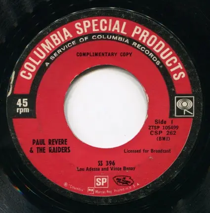 Paul Revere & The Raiders - SS 396