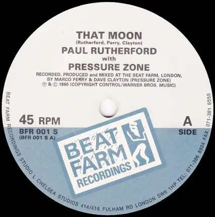 Paul Rutherford with Pressure Zone - That Moon