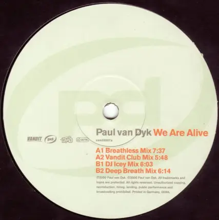 Paul van Dyk - We Are Alive