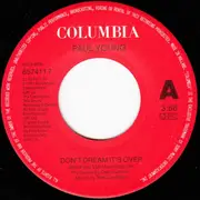 7'' - Paul Young - Don't Dream It's Over