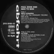 12'' - Paul Zone And Man 2 Man Featuring Man Parrish - Male Stripper/ Action!